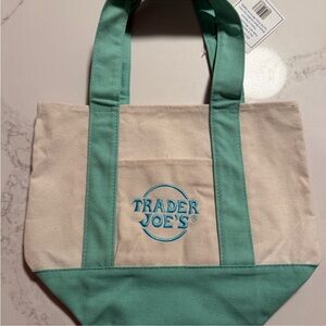 Trader Joe’s Mini Tote Mint Green